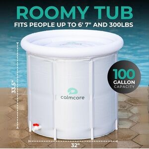 Calmcore Portable Tub with Accessories